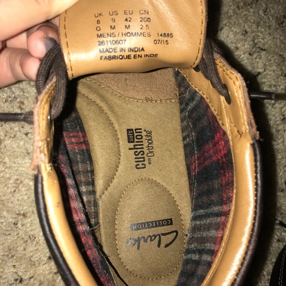 Men's size 8 Clarks dress boot - Picture 4 of 5